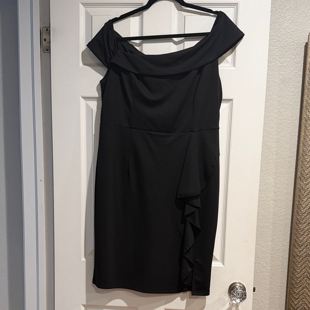 Elegant Black Off-Shoulder Dress